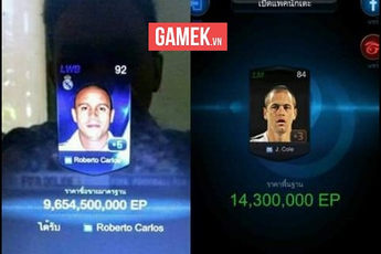 Không chỉ Việt Nam, cộng đồng FIFA Online 3 Thái Lan cũng phát hoảng khi liên tục mở ra thẻ "bạc tỷ"