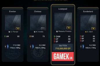 FIFA Online 3: Xuất hiện game thủ siêu may mắn nhận được Firmino +9 từ giao dịch thẻ