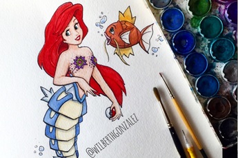 Hóa ra các nàng công chúa trong phim Disney đều là những HLV Pokemon đại tài