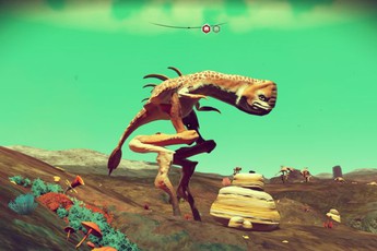 Choáng với quái vật có hình thù giống "của quý" trong No Man's Sky