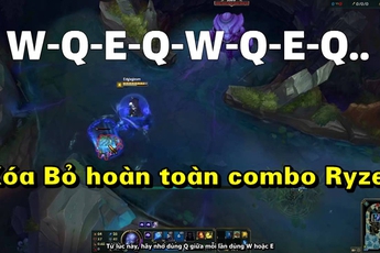 Riot sẽ xóa bỏ combo của Ryze, gamer LMHT sẽ phải thật sáng tạo nếu muốn chơi giỏi vị tướng này