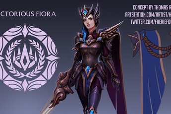 LMHT: Chê Maokai quá xấu, fan hâm mộ tự thiết kế Fiora Vinh Quang, đẹp đến nỗi Riot cũng phải giật mình