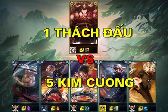 Há hốc mồm với trận siêu kinh điển của LMHT: 1 Thách Đấu vs 5 Kim Cương, hành tan nát, pentakill liên tục