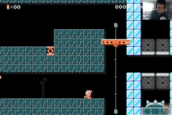 Màn chơi Mario oái oăm khi game thủ chỉ cần nhảy lên là thua