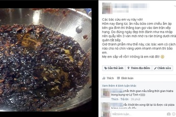 Mải chơi game khi nấu ăn, chàng game thủ Việt có nguy cơ "nát đít"
