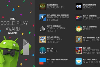 Google công bố giải thưởng App và Game hay nhất 2017 trên Android