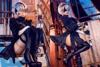 Cùng ngắm bộ ảnh "nét căng" về cô nàng 2B trong Nier: Automata