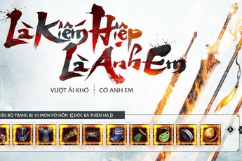 Ngạo Kiếm Vô Song 2 bất ngờ treo phần quà trị giá hơn 200 triệu tặng game thủ Việt