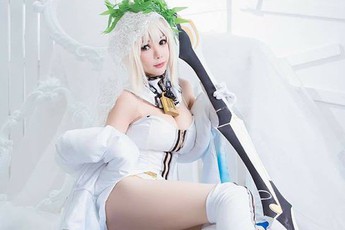 Cùng ngắm cosplay nàng Saber tuyệt đẹp trong trang phục Váy Cưới
