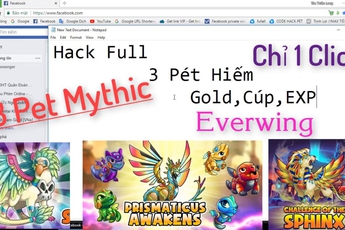 Vừa gây sốt được vài ngày, EverWing đã xuất hiện hack tràn lan