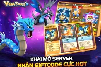 Ra mắt server Totodile, Vua Pocket 3D tặng ngay Gift Code giá trị