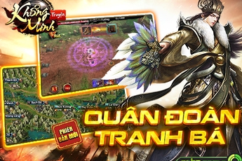 Chào mừng Big Update Quân Đoàn Tranh Bá, Khổng Minh Truyện tặng Gift Code