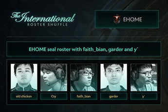 Đường tới DOTA 2 TI7: 2 thành viên gia nhập EHOME, Wings gaming gần như chắc chắn sẽ lỡ hẹn với TI7