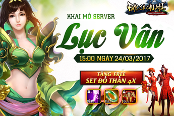 Cơ hội đặc biệt, nhận cánh Vip Lv9 trong server mới của Độc Cô Cầu Bại