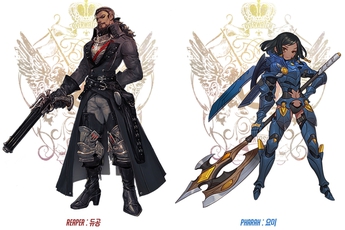 Sẽ ra sao khi các hero Overwatch được vẽ giống với nhân vật của series game Mộc Đế nổi tiếng?