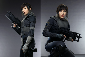 Hình ảnh khác cho thấy một cô nàng Scarlett Johansson chưa bị "tẩy trắng" trong Ghost In The Shell