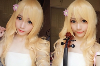 Cosplay nữ sinh Kaori Miyazono tuyệt đẹp trong Lời Nói Dối Tháng Tư