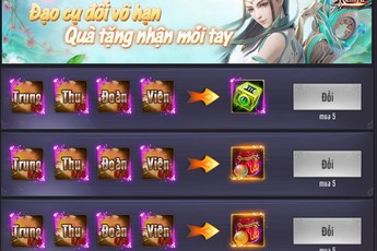 Top 2 Google play - Kiếm Vũ Mobi VNG gây choáng với bản cập nhật đầu tiên