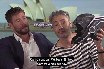Thor thích thú khi biết ở Việt Nam giới trẻ hay gọi anh là Thỏ...