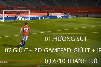 Lập siêu phẩm trong FIFA Online 3 với Z-D má ngoài