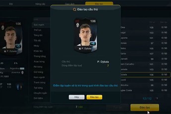 Giới thiệu về “Đào tạo cầu thủ”: Tính năng mới của FIFA Online 3 Việt Nam