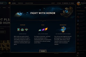 LMHT: Cơ chế nhận thưởng của hệ thống Vinh Danh mới được Riot làm lại, cấp 3 là có khuôn viền trận đấu