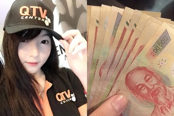 Nữ nhân viên xinh đẹp nhất của QTV Center được "Vũ Ca" trả cho tháng lương đầu bao nhiêu tiền