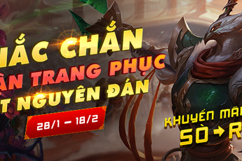 Chúc mừng năm mới, Garena ra mắt sự kiện siêu hot: game thủ chắc chắn nhận trang phục Tết Đinh Dậu!