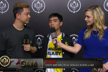 Tân binh mới chơi chuyên nghiệp 1 tháng của GAM nói gì với phóng viên quốc tế sau chiến thắng huỷ diệt đội tuyển Trung Quốc