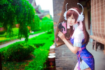 Tuyệt vời cosplay D.Va cực dễ thương đến từ mỹ nữ xứ Trung