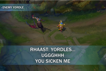 LMHT: Hoá ra tướng mới Kayn có mối thù với tộc người lùn Yordle, cứ gặp Teemo là chửi như thế này đây