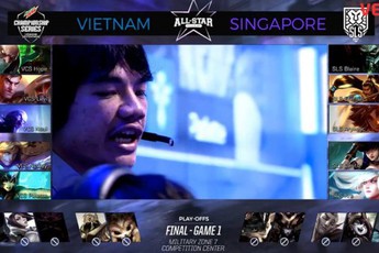 Hủy diệt Singapore 3-0 ở Chung Kết All-Star, đội tuyển Việt Nam chính thức đi Siêu Sao Đại Chiến thế giới, tái ngộ Faker thật rồi
