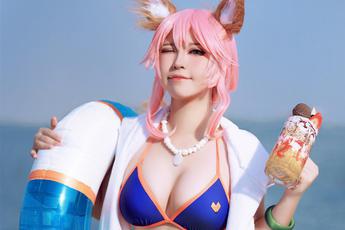 Tuyệt vời cosplay Cửu Vĩ Linh Hồ cực nóng bỏng trong Fate/Grand Order