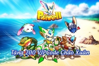 SohaPlay tặng 200 VipCode Webgame Pokiwar chào xuân mới