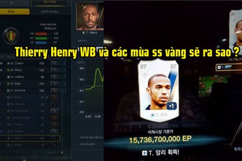 FIFA Online 3: Thì ra đây là “số phận” của những chiếc thẻ Thierry Henry WB và các mùa cũ