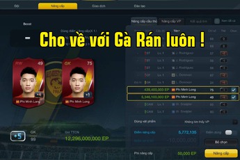 Thi đấu quá tệ khiến U22 Việt Nam loại khỏi SEA Games 29, Phí Minh Long bị tẩy chay thảm hại trong FIFA Online 3