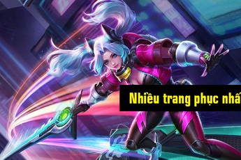 Thống kê trang phục của 47 vị tướng Liên Quân Mobile tính tới thời điểm hiện tại, Butterfly được ưu ái nhất