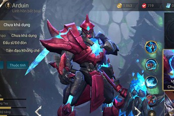 Liên Quân Mobile: Hướng dẫn cách chơi và lên đồ Linh Hồn Bất Hoại Arduin