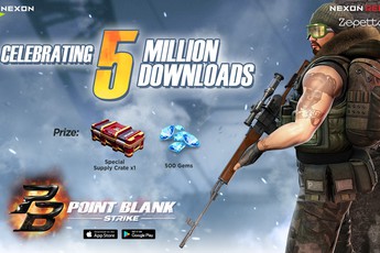 Point Blank: Strike xuất sắc cán mốc 5 triệu lượt tải trên toàn cầu