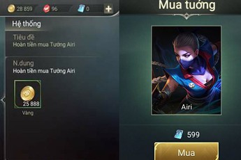 Thì ra đây là lý do khiến game thủ Liên Quân Mobile được trả lại 25888 vàng tiền mua tướng