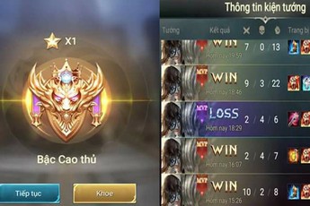 Liên Quân Mobile: Không nạp một đồng nào, game thủ này vẫn leo tới rank Cao Thủ với Triệu Vân