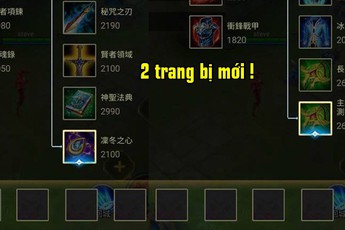 Liên Quân Mobile: Xuất hiện 2 món trang bị mới cực “hot” ở server thử nghiệm