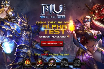 MU Online Web chính thức mở cửa Alpha Test tại Việt Nam ngày 14/10