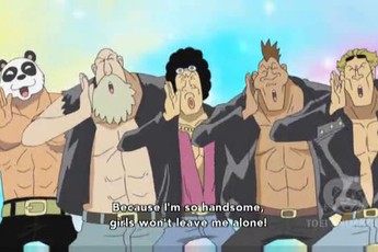Không chỉ là “thánh la liếm” Pandaman còn là “thánh cởi trần” trong One Piece
