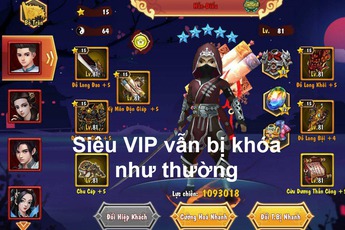 Chuyện lạ: Tài khoản game trị giá cả tỷ đồng bị khóa, các đại gia vẫn ủng hộ lại còn khen NPH