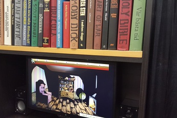 Cryptogram: Tựa game có một không hai có điều khiển là cả bộ giá sách