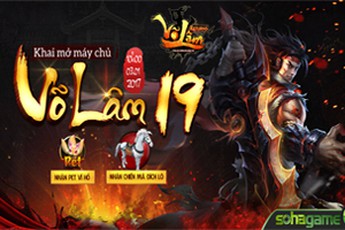 Mừng năm mới, Võ Lâm Returns lì xì GiftCode giá trị và Pet Vĩ Hồ