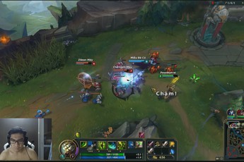 Không thể tin nổi, PewPew học tập Cowsep vác Master Yi "tiến quân" vào Liên Minh Huyền Thoại