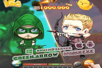 iGà mở sever mới Gà Hawkeye và WP Green Arrow, tặng GiftCode giá trị