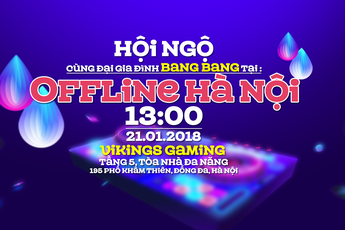 Webgame Bang Bang tưng bừng sự kiện offline tại Hà Nội